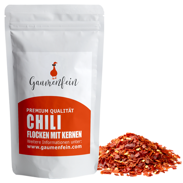 Chili Flocken Geschrotet (grob zerkleinert) mit Kernen